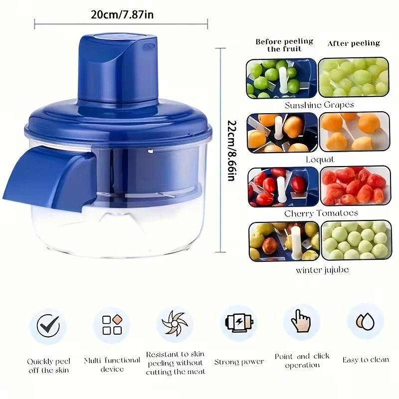 Fruit and Vegetable Peeler – Sharp Stainless Steel Blade Peeler for Fast & Smooth Peeling